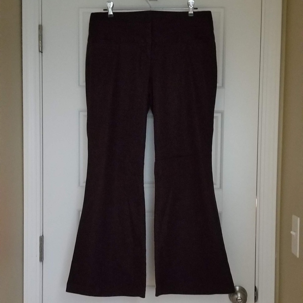 Flare leg trousers